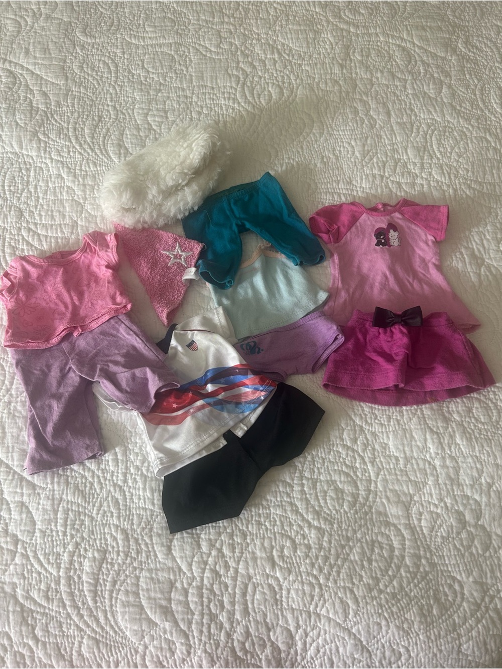 American Girl Teal, Pink & Purple Doll Outfit Mix